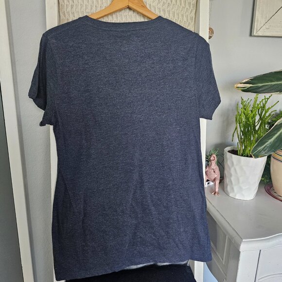 Vintage 1970's Limited Edition Graphic Tee Navy Size Large - Picture 3 of 3